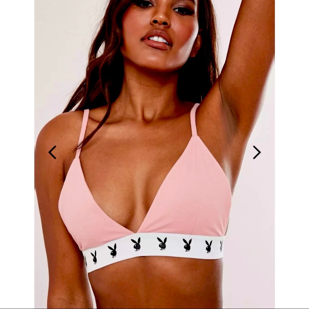 Pink Triangle Bra - Playboy x Missguided